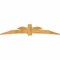 Ekena Millwork Alberta Rough Sawn Timber Gable Bracket, Western Red Cedar, 84"W x 21"H x 2"D x 6"F, 6/12 Pitch GBW084X21X0206ALB00RWR - alternate 4